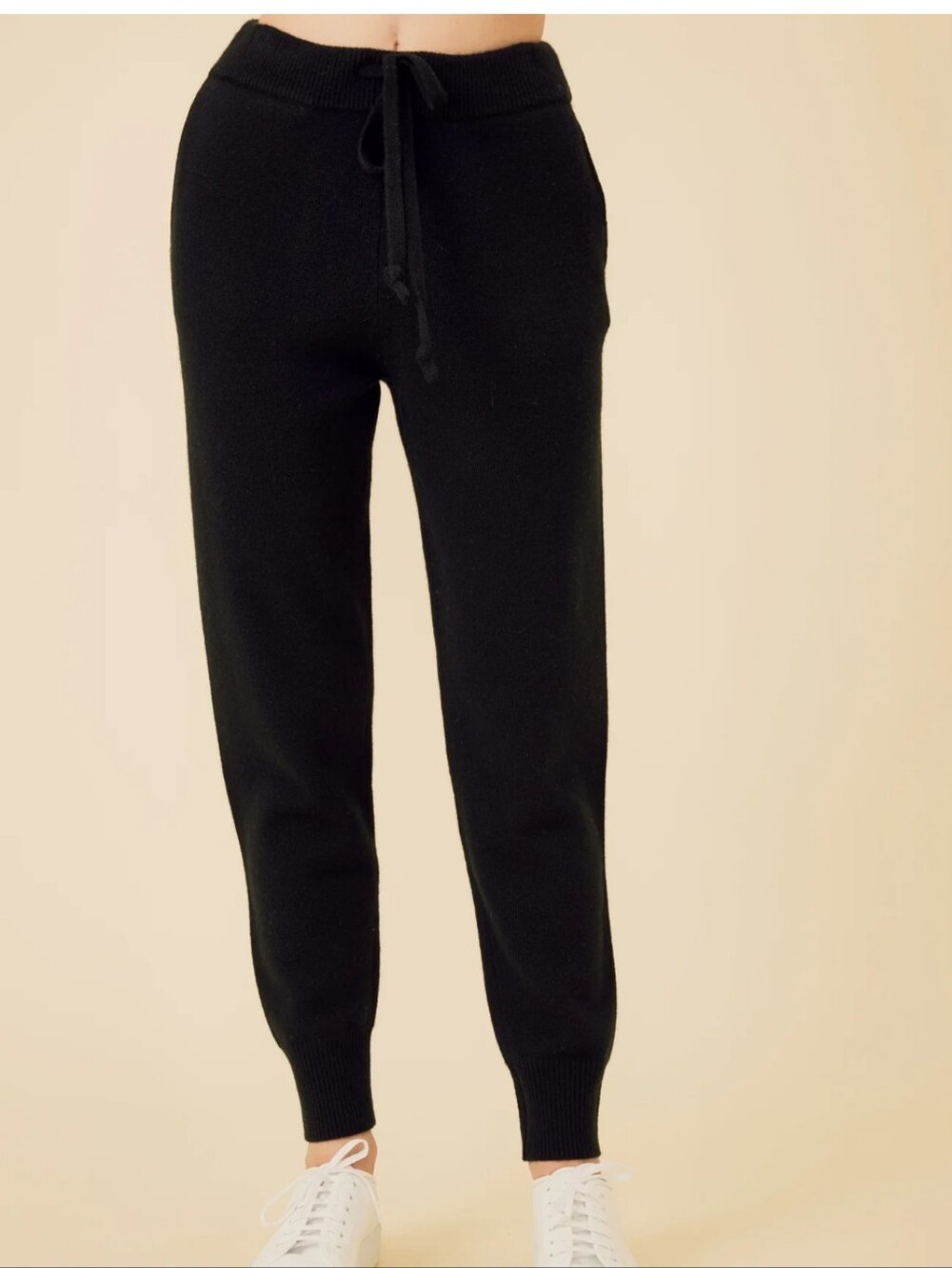 100% Cashmere Brown Joggers